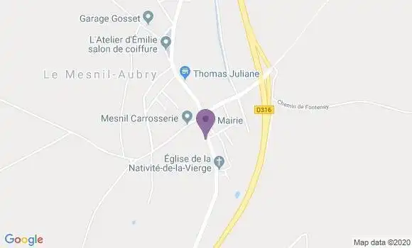 Localisation Le Mesnil Aubry Bp - 95720