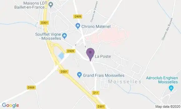 Localisation Moisselles Bp - 95570