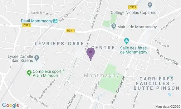 Localisation Montmagny - 95360