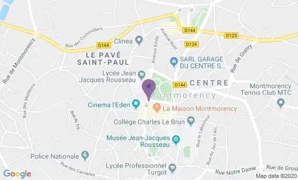 Localisation Montmorency - 95160
