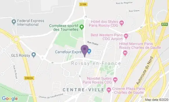Localisation Roissy En France Village - 95700