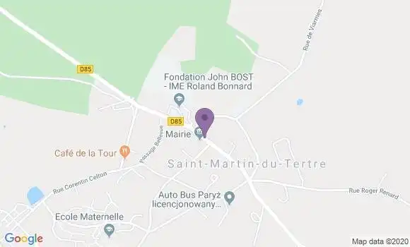 Localisation Saint Martin du Tertre Bp - 95270