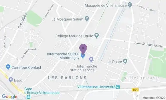 Localisation Montmagny les Sablons Bp - 95360