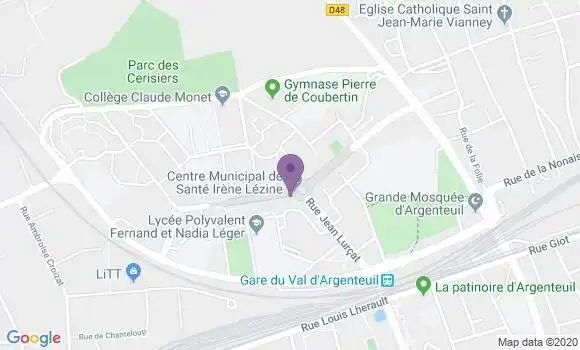 Localisation Argenteuil Val D