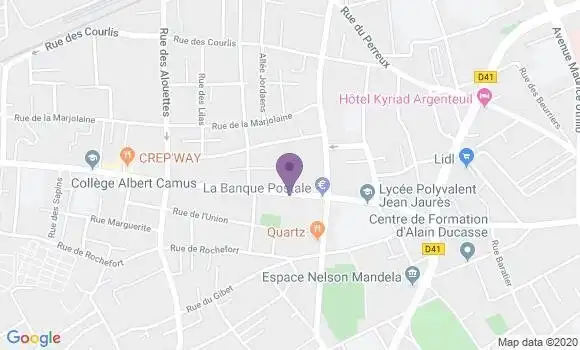 Localisation Argenteuil Val Notre Dame - 95100