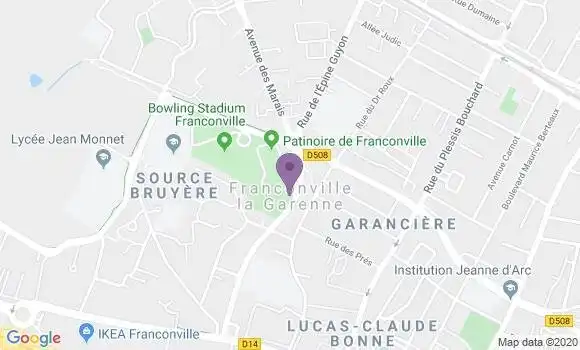 Localisation Franconville Epine Guyon Bp - 95130