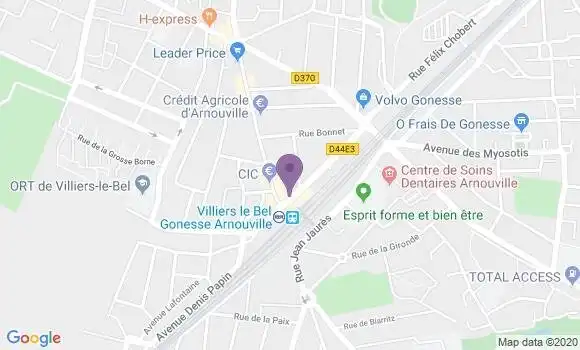 Localisation Arnouville Gare Bp - 95400