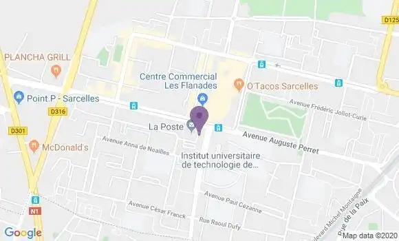 Localisation Sarcelles Cholettes - 95200