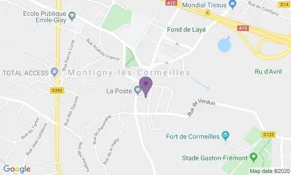 Localisation Montigny Village Bp - 95370