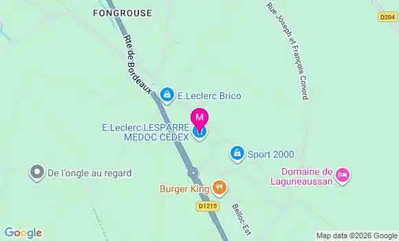 Localisation E.leclerc - 33340