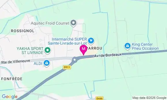 Localisation Intermarche Super - 47110
