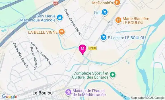 Localisation E.leclerc - 66160