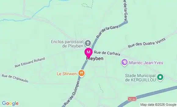 Localisation Pleyben - 29190