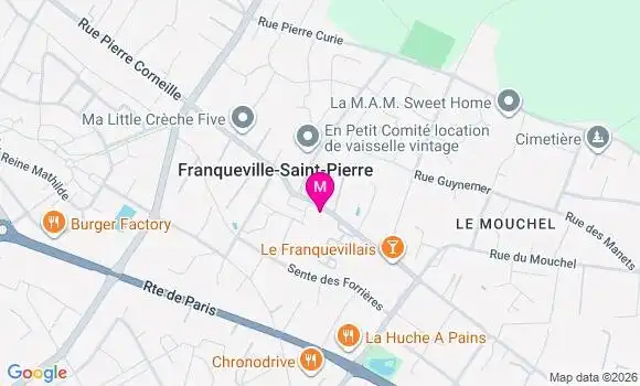 Localisation Franqueville Saint Pierre - 76520