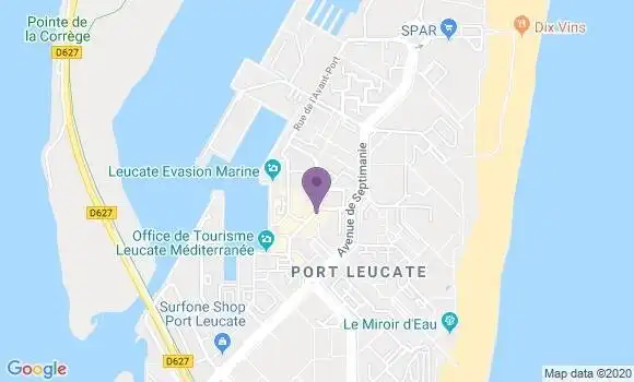 Localisation Leucate Port Bp - 11370