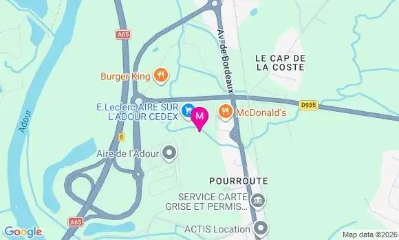 Localisation E.leclerc - 40800
