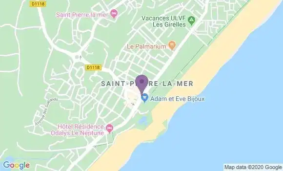 Localisation St  Pierre la  Mer Bp - 11560