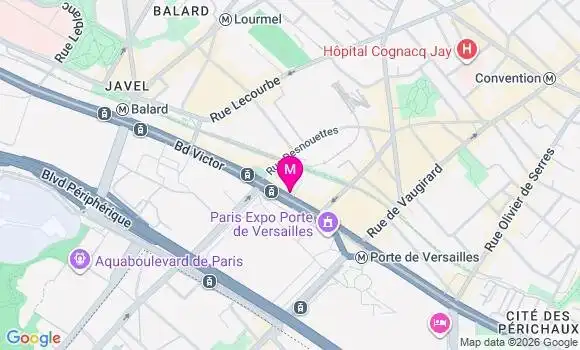 Localisation Brasserie Aviateurs - 75015