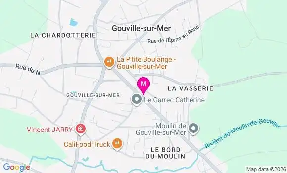 Localisation Gouville sur Mer - 50560