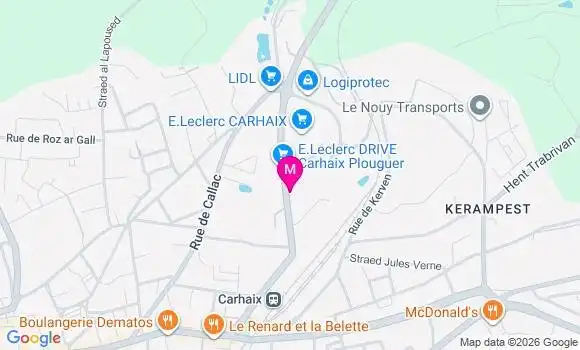 Localisation E.leclerc - 29270