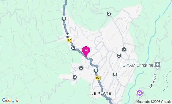 Localisation Le Plate Saint Leu - 97424