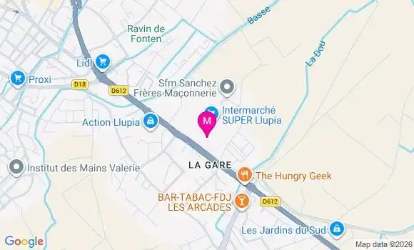 Localisation Intermarche Super - 66300