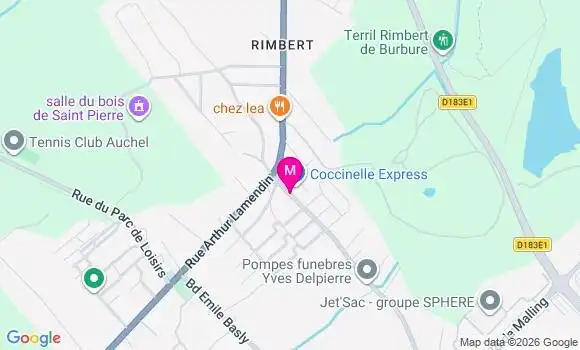 Localisation Coccinelle Express - 62260