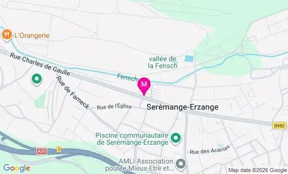Localisation Seremange Erzange - 57290
