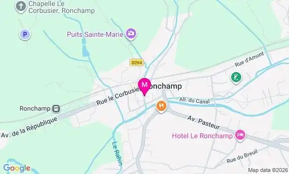 Localisation Ronchamp - 70250