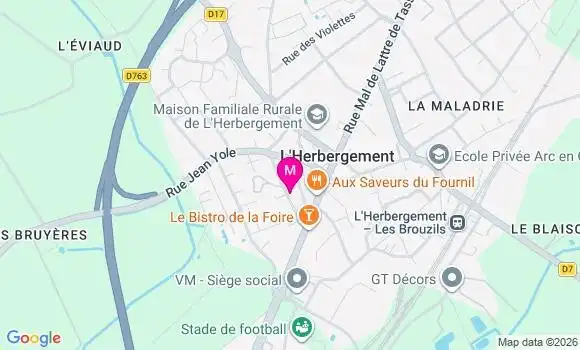 Localisation Carrefour Contact - 85260