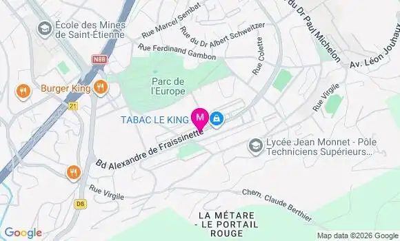 Localisation Carrefour City - 42100