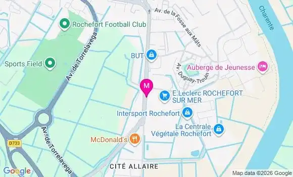 Localisation E.leclerc - 17300