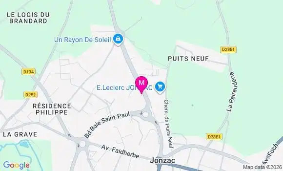 Localisation E.leclerc - 17500