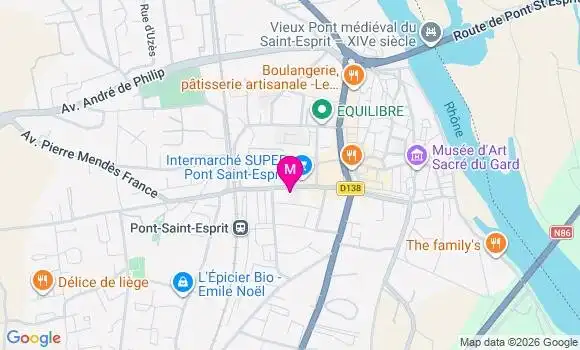 Localisation Intermarche Super - 30130