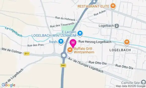 Localisation E.leclerc - 68124