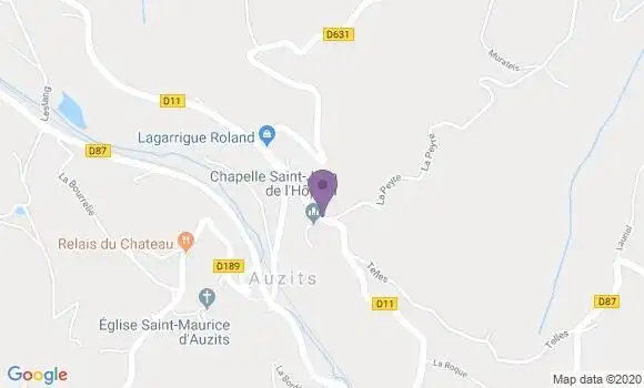 Localisation Auzits Ap - 12390