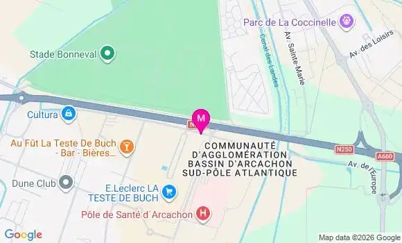 Localisation E.leclerc - 33260