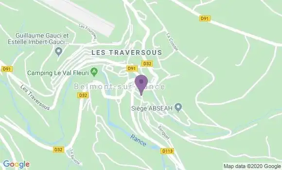 Localisation Belmont sur Rance Bp - 12370