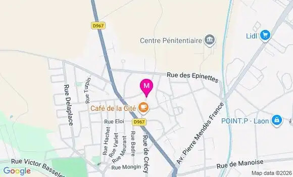 Localisation E.leclerc - 02000