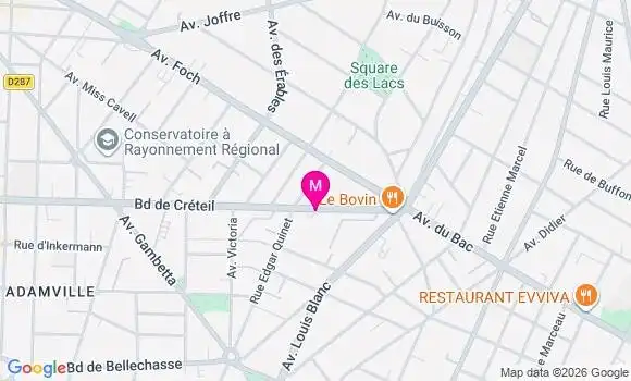 Localisation Auchan - 94100