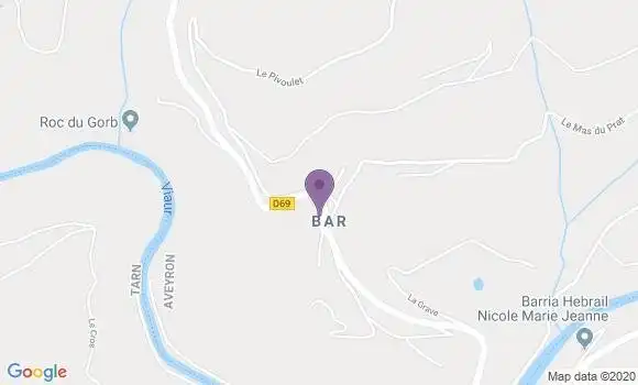 Localisation Bor et Bar Ap - 12270
