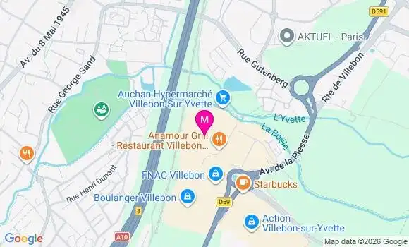 Localisation Auchan - 91140