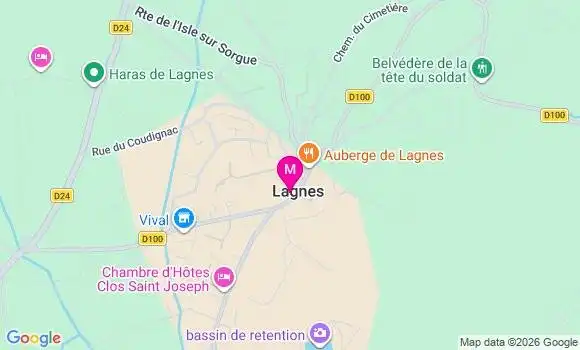 Localisation Lagnes - 84800