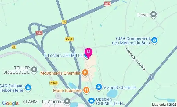 Localisation E.leclerc - 49120