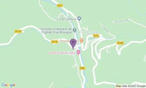 Localisation Brusque Bp - 12360
