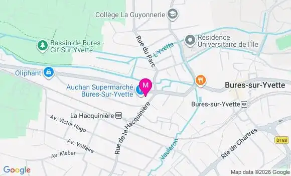 Localisation Auchan - 91440