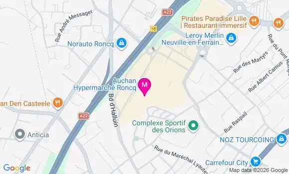 Localisation Auchan - 59223
