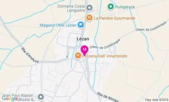 Localisation Lezan - 30350
