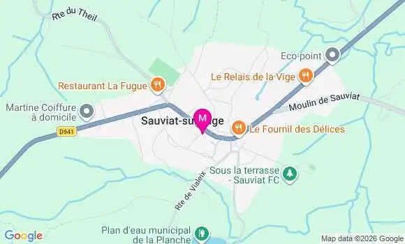 Localisation Sauviat - 87400