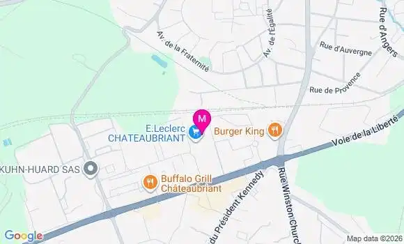 Localisation Intermarche Super - 44110